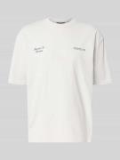 Pegador Oversized T-Shirt mit 1/2-Arm Modell 'Zernez' in Hellgrau, Grö...