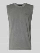 Pegador Tanktop mit Logo-Stitching Modell 'Signar' in Anthrazit, Größe...