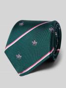 Blick Krawatte aus Seide mit Allover-Muster in Gruen, Größe 1