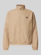 Tommy Jeans Jacke mit Label-Stitching in Beige, Größe XS