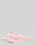 Tommy Hilfiger Zehentrenner mit Logo Applikation in Rosa, Größe 36