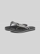 Tommy Hilfiger Zehentrenner mit Logo Details in Black, Größe 36