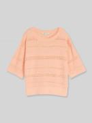 Tom Tailor Denim Relaxed Fit Pullover in Strickoptik in Apricot, Größe...