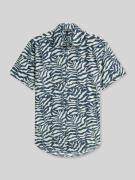 Tommy Hilfiger Regular Fit Kurzarmhemd mit Label Stitching in Black, G...