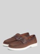 Tommy Hilfiger Slipper aus echtem Leder in Mittelbraun, Größe 41