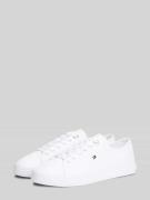 Tommy Hilfiger Low Top Sneaker aus Canvas mit Logo-Applikation in Weis...