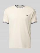 Christian Berg Men T-Shirt mit Kontraststreifen und Rundhalsausschnitt...