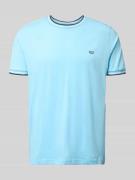 Christian Berg Men T-Shirt mit Kontraststreifen und Rundhalsausschnitt...