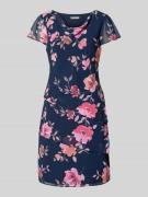 Christian Berg Cocktail Knielanges Cocktailkleid mit Wasserfall-Aussch...