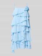 Vero Moda Fließendes Cocktailkleid mit Volants Modell 'ALADYN' in Hell...