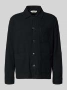 SELECTED HOMME Oversized Hemdjacke aus Baumwoll-Leinen-Mix Modell 'OTT...