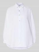 VILLA SOPHIE Loose Fit Langarmbluse aus Leinen-Baumwoll-Mix Modell 'AN...