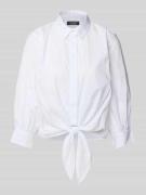 Lauren Ralph Lauren Regular Fit Hemdbluse mit Knoten-Detail Modell 'MO...