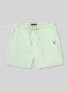 Tommy Hilfiger Badehose mit Label Print in Schilf, Größe L