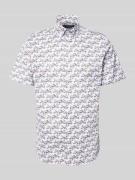 OLYMP Regular Fit Freizeithemd mit Kentkragen in Weiss, Größe 39