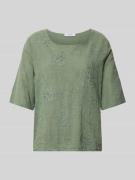 ZABAIONE T-Shirt mit Rundhalsausschnitt Modell 'Li44alii' in Khaki, Gr...