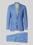 Wilvorst Slim Fit Anzug mit 2-Knopf-Sakko in Bleu, Größe 48