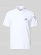 Jack & Jones Poloshirt mit Label-Print Modell 'BRANDON' in Weiss, Größ...