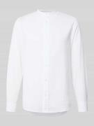 Only & Sons Slim Fit Freizeithemd aus Baumwoll-Leinen-Mix Modell 'CAID...