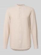 Only & Sons Slim Fit Freizeithemd aus Baumwoll-Leinen-Mix Modell 'CAID...