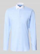 ETERNA Slim Fit Business-Hemd mit Kentkragen in Bleu, Größe 38