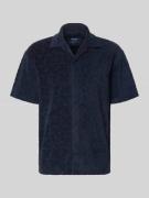 MCNEAL Regular Fit Freizeithemd mit Strukturmuster in Dunkelblau, Größ...