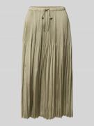 OPUS Plisseerock mit Kordelzug Modell 'Ribane' in Hellgruen, Größe 34