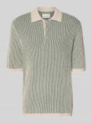 Wood Wood Slim Fit Poloshirt aus Baumwoll-Mix Modell 'Elwo' in Beige, ...