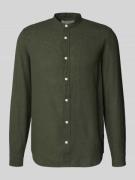 Only & Sons Slim Fit Freizeithemd aus Baumwoll-Leinen-Mix Modell 'CAID...