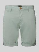 Superdry Regular Fit Shorts mit Münztasche in Schilf, Größe 28