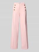 SEDUCTIVE Wide Leg Hose mit Bügelfalten Modell 'Bridget' in Hellrosa, ...