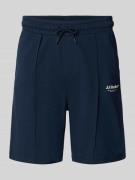 Jack & Jones Sweatshorts mit Logo Model 'KANE' in Marine, Größe L