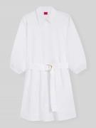 HUGO Ausgestelltes Hemdblusenkleid aus reiner Baumwolle Modell 'KILONI...