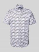bugatti Slim Fit Freizeithemd mit Button-Down-Kragen in Hellblau, Größ...