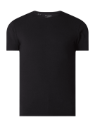 SELECTED HOMME T-Shirt mit Rundhalsausschnitt Modell 'New Pima' in Bla...