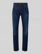 Pepe Jeans Straight Fit Jeans aus Baumwoll-Mix Modell 'CASH' in Dunkel...