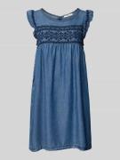 Pepe Jeans Tailliertes Jeanskleid aus Lyocell Modell 'CINDY' in Dunkel...