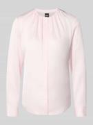 BOSS Regular Fit Langarmbluse aus Seiden-Mix Modell 'BANORAH' in Rose,...