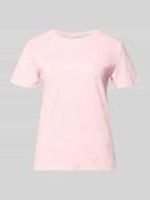 Jake*s Casual T-Shirt mit Rundhalsausschnitt in Pink, Größe L