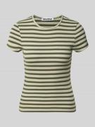 REVIEW T-Shirt mit Rundhalsausschnitt in Schilf, Größe L