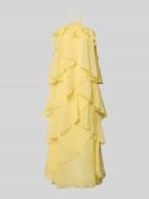 Vero Moda Maxikleid mit 3D-Rüschendetails Modell 'DELILAH' in Hellgelb...