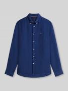 Tommy Hilfiger Regular Fit Freizeithemd aus reinem Leinen in Marine, G...