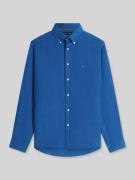 Tommy Hilfiger Regular Fit Freizeithemd aus reinem Leinen in Jeansblau...