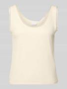 Jake*s Collection Tanktop mit Rundhalsausschnitt und abgerundetem Saum...