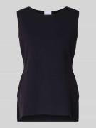 comma Stricktop aus Viskose-Mix mit Rundhalsausschnitt in Marine, Größ...
