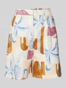 Christian Berg Woman Selection Regular Fit Leinenbermudas mit Bundfalt...