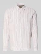 Only & Sons Regular Fit Freizeithemd aus Leinen-Baumwoll-Mix Modell 'C...