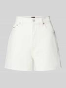 Tommy Jeans Mom-Fit Jeansshorts aus Baumwoll-Mix in Weiss, Größe 24