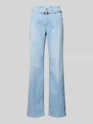 Angels Flared Jeans mit Gürtel Modell 'Liz City' in Hellblau, Größe 34...