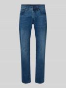 Pierre Cardin Regular Fit Jeans im Used-Look Modell 'Lyon' in Hellblau...